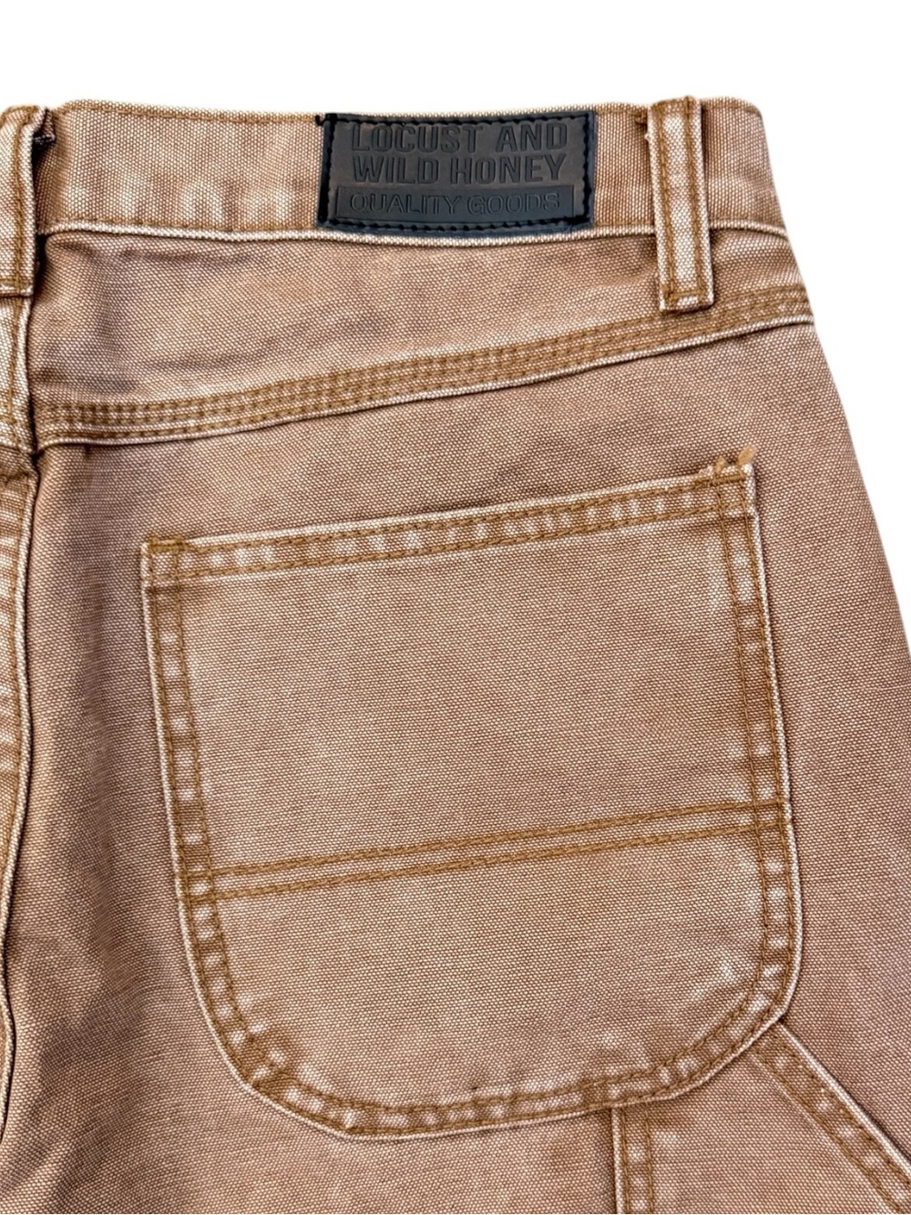 Locust and Wild Honey Good Carpenter Pants 29 Fits 30x32 Heavyweight NWT MNML - Picture 4 of 16
